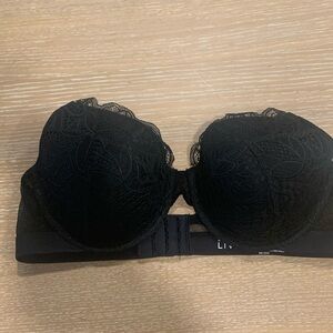 Lively 38C jet black lace bra